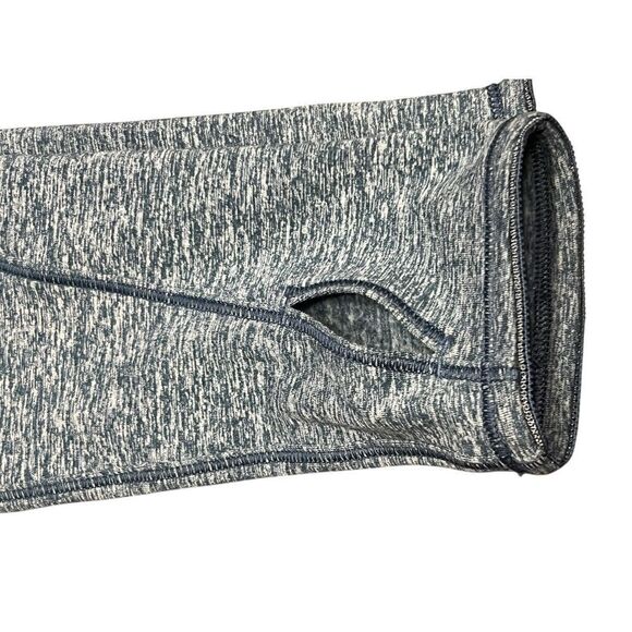 Lululemon always alert 1/4 zip long sleeve heathered patrol blue top 6 - Picture 4 of 6